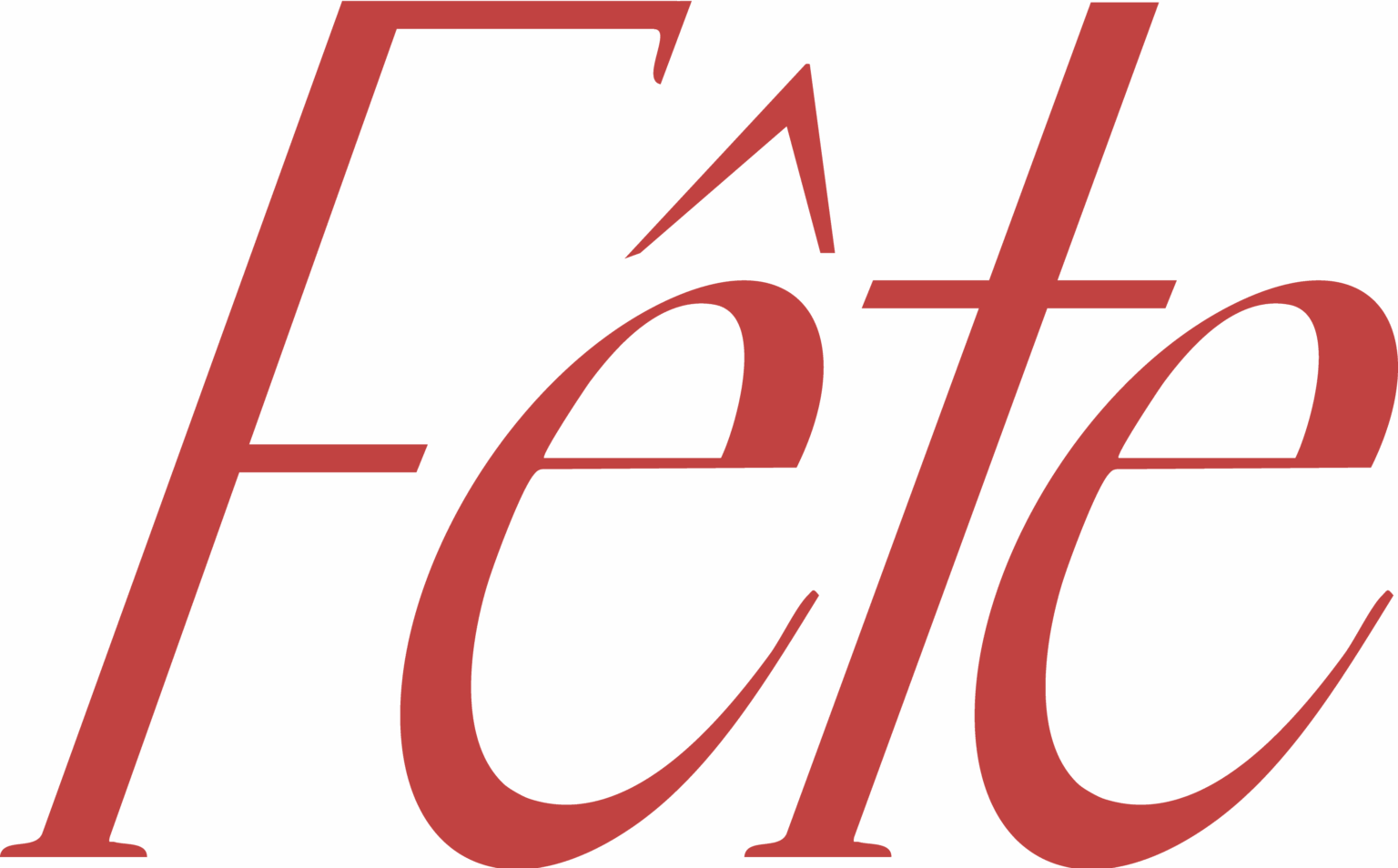 Fete Wordmark Red