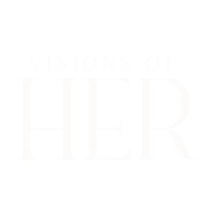 Visions Of Her Logo White